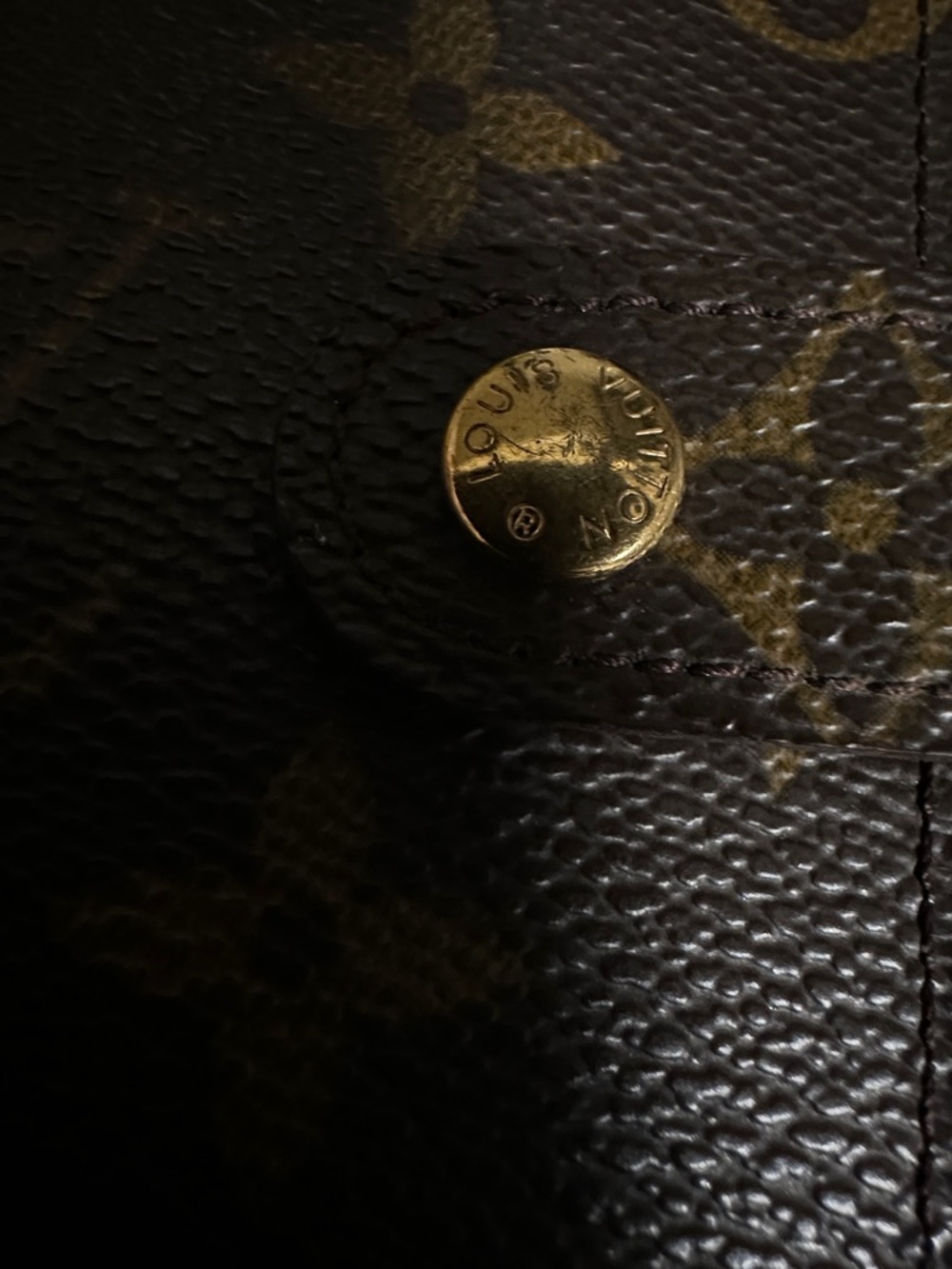 Louis Vuitton Monogram Snap Notebook Cover in Brown and Gold - PROJECT - Picture 6 of 11